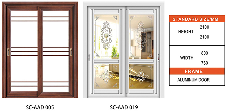 High Quality Aluminum Shower Door Design (SC-AAD095)