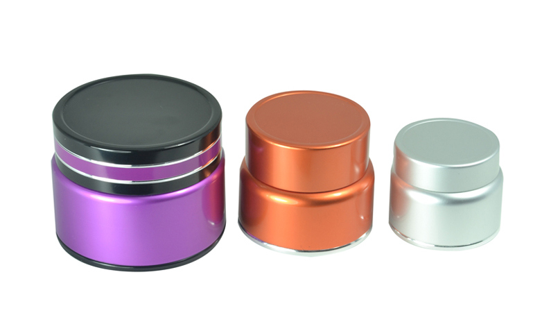 Colorful Cosmetic Aluminum Jar, Aluminum Cream Jar