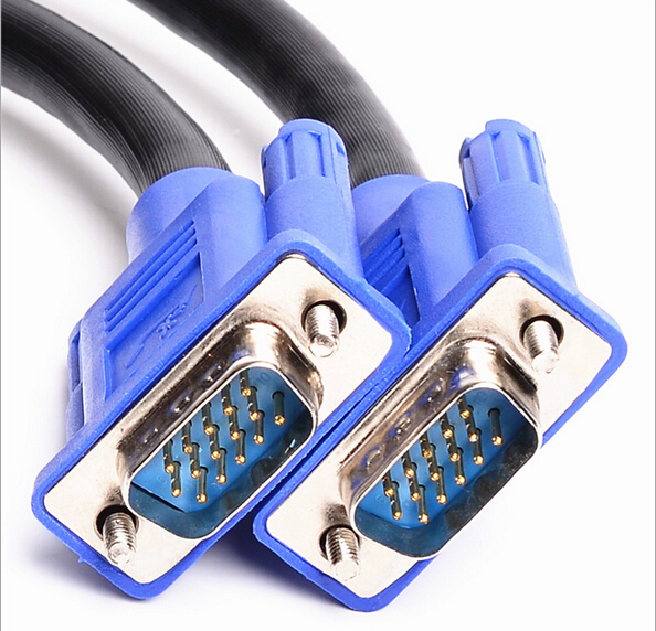 Nickel Plated 15pin 1.5m 3+5 Computer Monitor VGA Cable