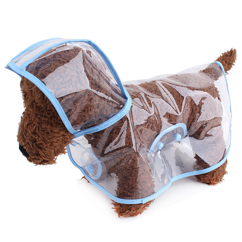 Pet Transparent Raincoat PVC Waterproof Rain Coat Pets Small Dogs Raincoats