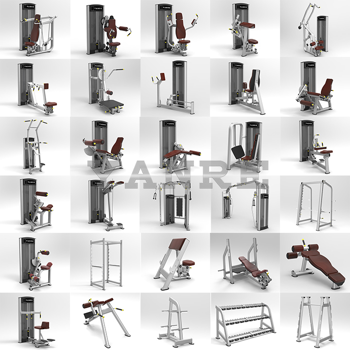 Gym Fitness Equipment Strength Machine Body Building Adjustable Crossover Cable Machine