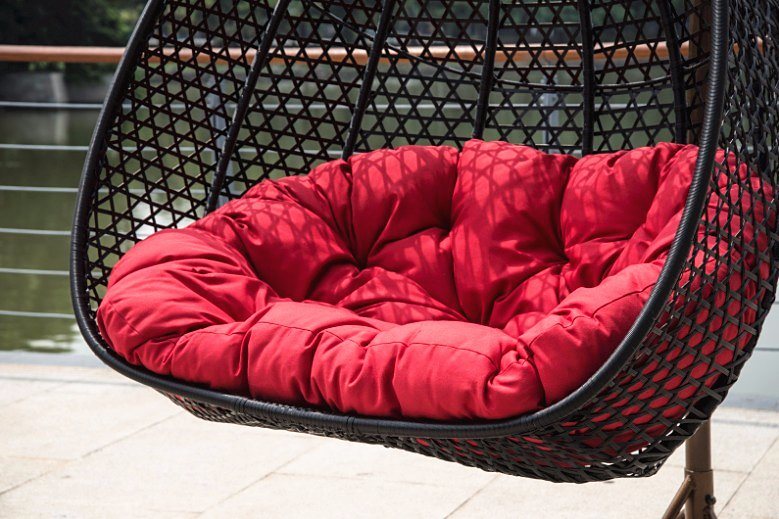 Outdoor Furniture Leisure Patio Round Hanging Egg Swing Chair (TG-115)