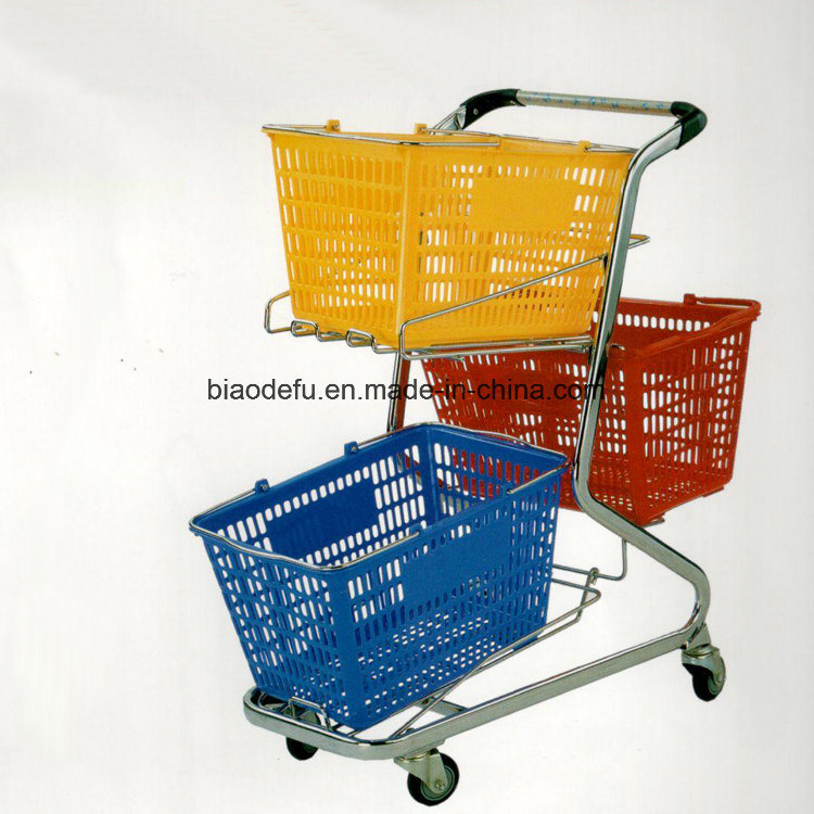 Factory Supply Cheap Metal Shopping Cart Shopping Trolleys