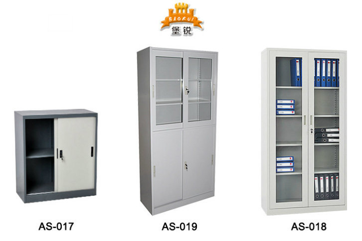 Sliding Door Steel Furniture Office Cupboard Metal Cabinet