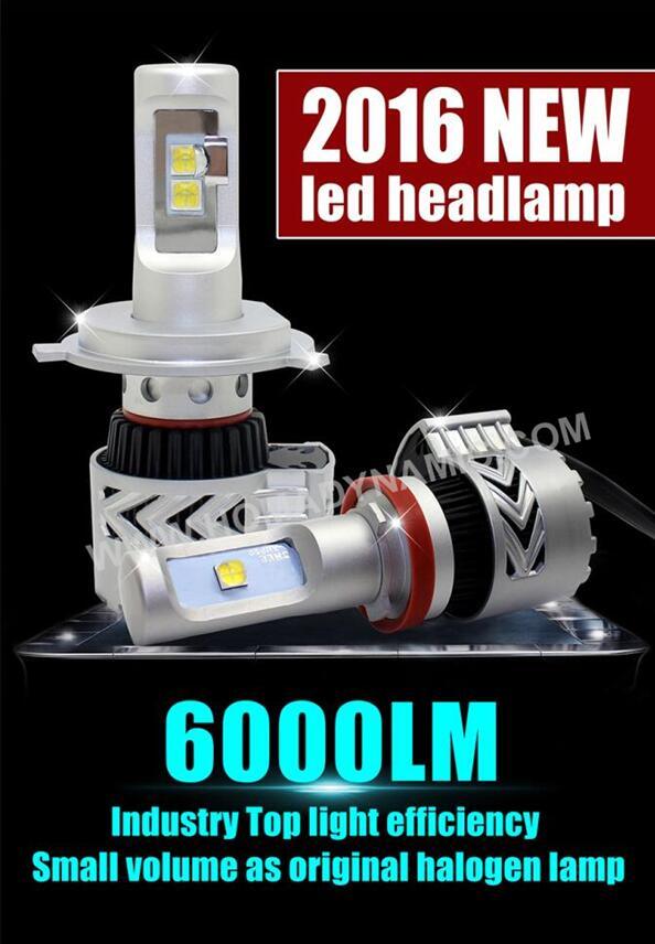 G8 LED Headlight H1 H4 H7 H11 H13 White 6000K