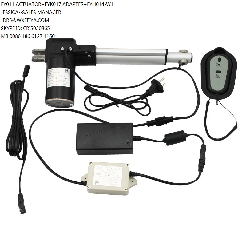 Linear Actuator with Massage Motor and Heater
