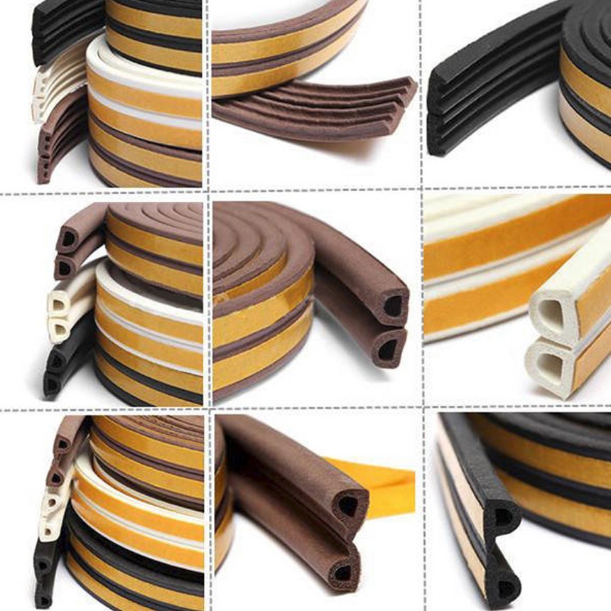 Self Adhesive EPDM Noise Isolating Rubber Window Seals