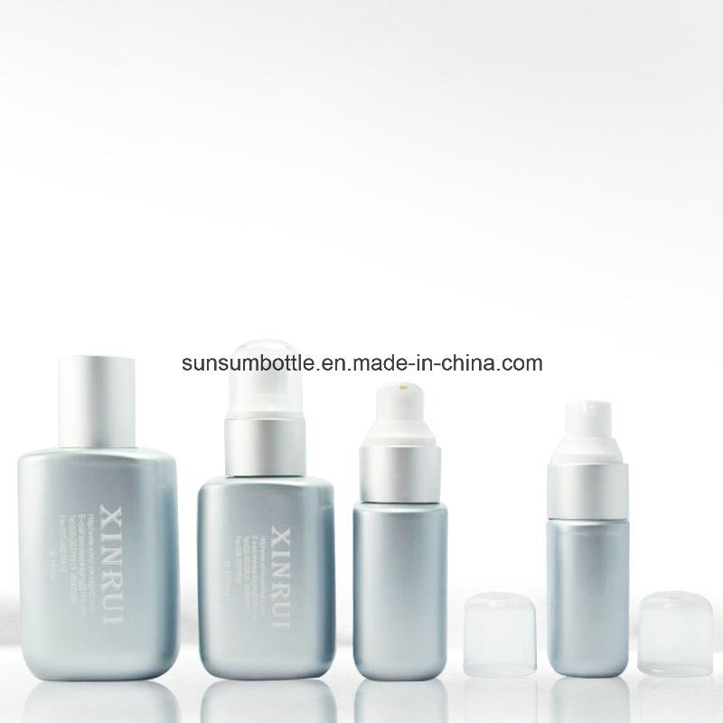 Small Empty Square Lotion Pump Bottle for Cosmetic