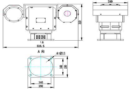 Dual-Sensor Thermal Imaging Camera for Miltary Vehicle Mounting Surveillance