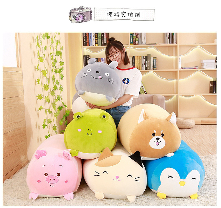 Soft Pink Pig Anime Cushion Cartoon Pillow Animal Plush