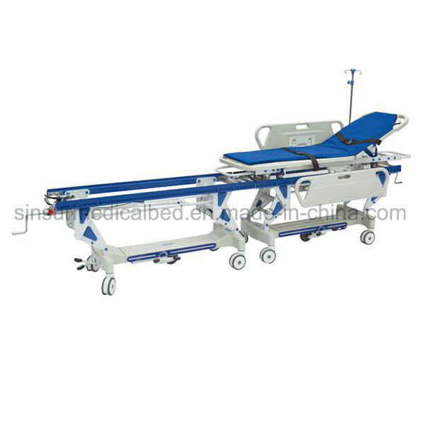 Hospital Equipment Emergency Electric Hydraulic Multi-Function Transport Stretcher