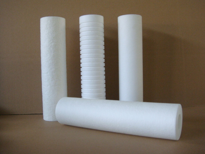 High Flux 3,0 um 5,0 Mikron PP Melt Blown 10 '' 20-Zoll-Filterpatrone zur Klärfiltration der Abwasserbehandlung