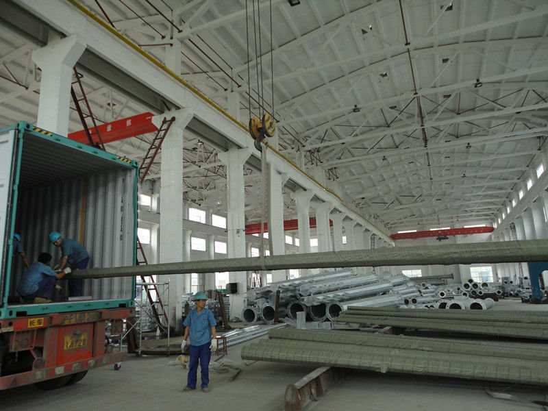 Hot-DIP Galvanized Electrical Steel Pole