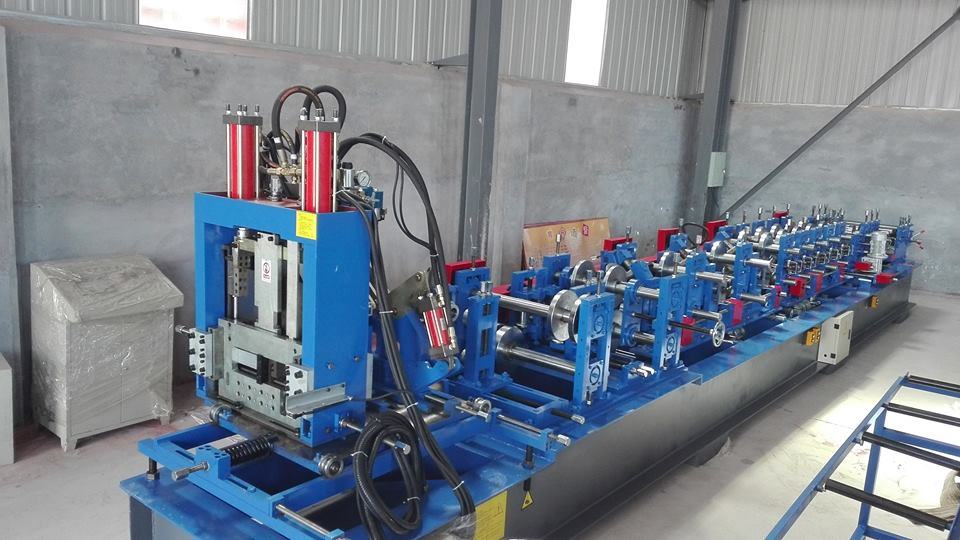 Building Steel Channel Making Wall Stud C Z Purlin Roll Forming Machine