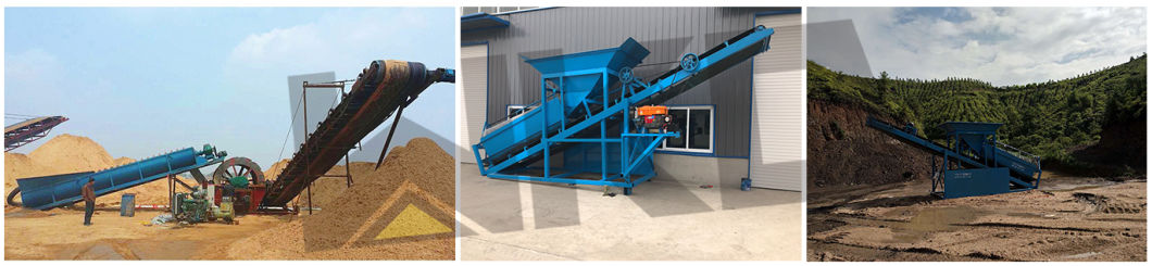 Recycling Machine Wheel Sand Washing Machine for River Sand Grading