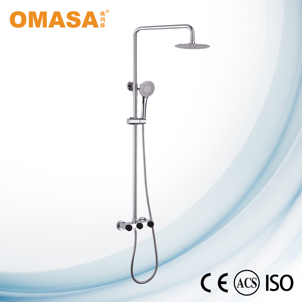 Sanitary Ware Factory Rain Shower Mixer Faucet Set For Bathroom