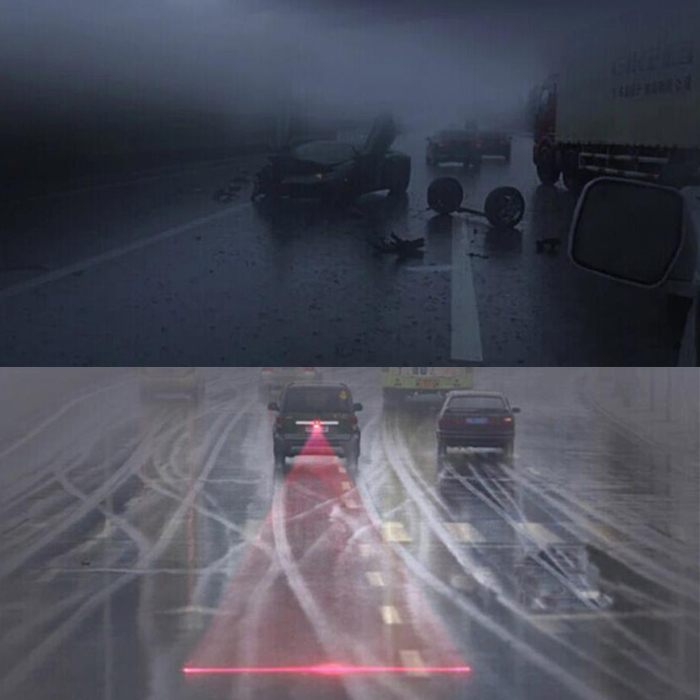 Lightech Cheap Crash Caution Tail Fog Driving Laser Red Laser Beam Light