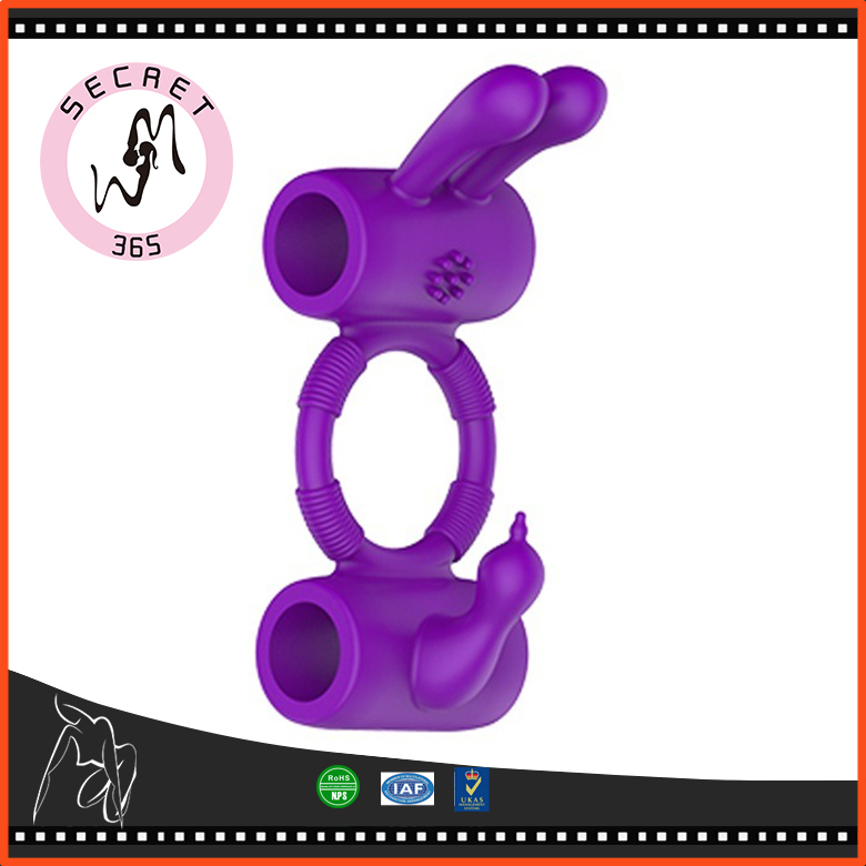 7speed Vibrating Cock Ring Penis Ring Vibrator Sex Toys for Men and Women 099-06088