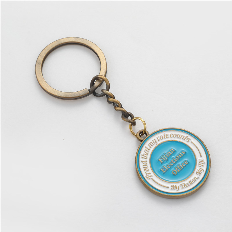 Antique Plating Promotional Gift Custom Zinc Alloy Keychain