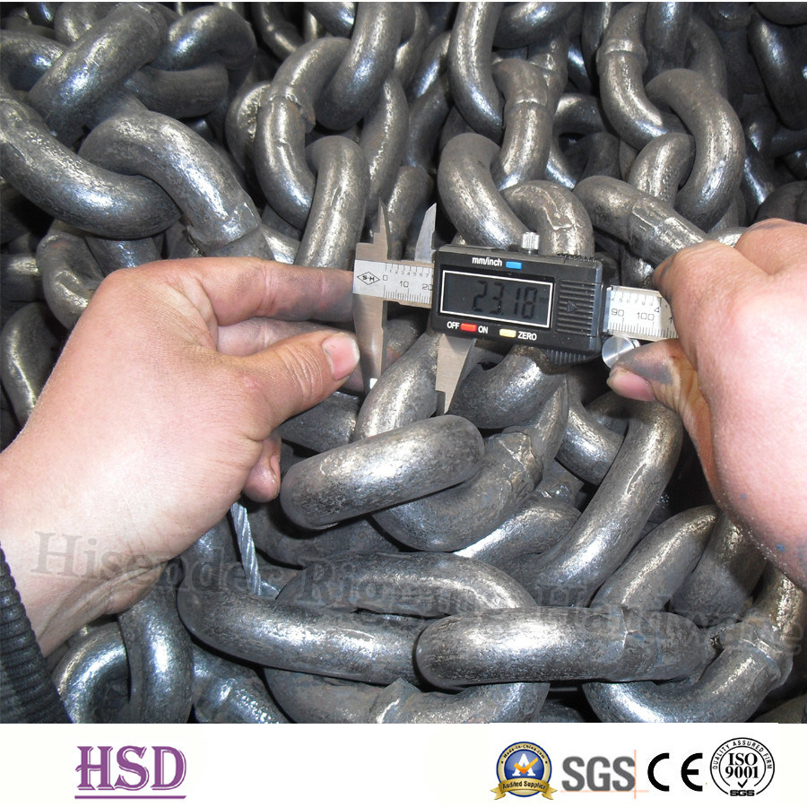 Welded Gradeu1/U2/U3 Studless (Open) Anchor Chain Link with Certificate