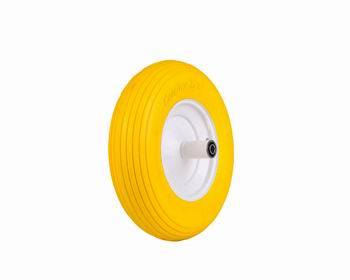 400-8 Yellow PU Foam Lawn Mower Wheels