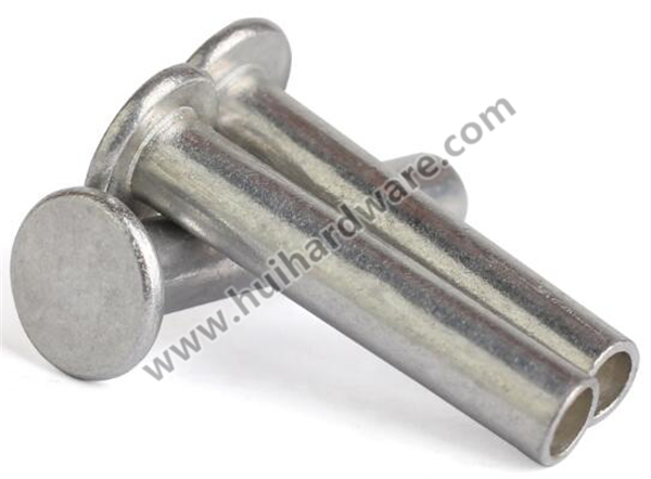 Stainless Steel Flat Head Semi Tubular Rivets