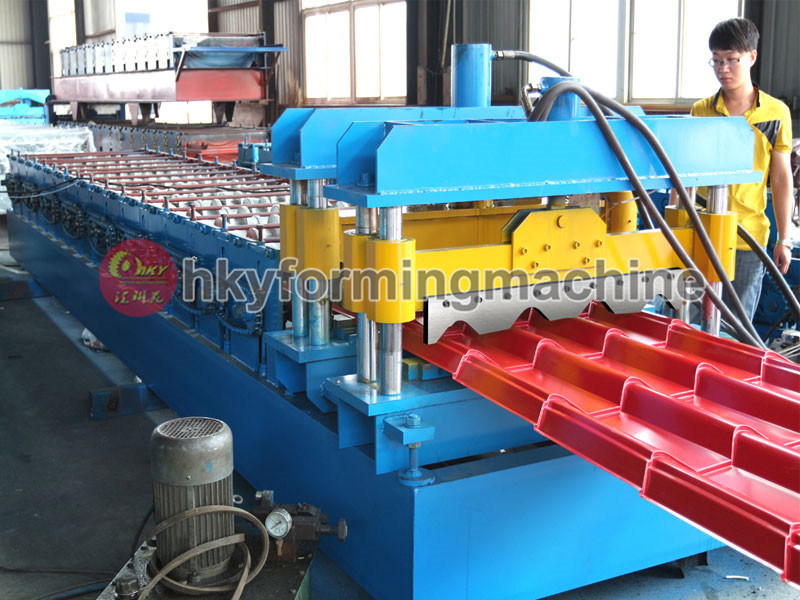 Normal Arc Color Steel Glazed Tile Roll Forming Machine