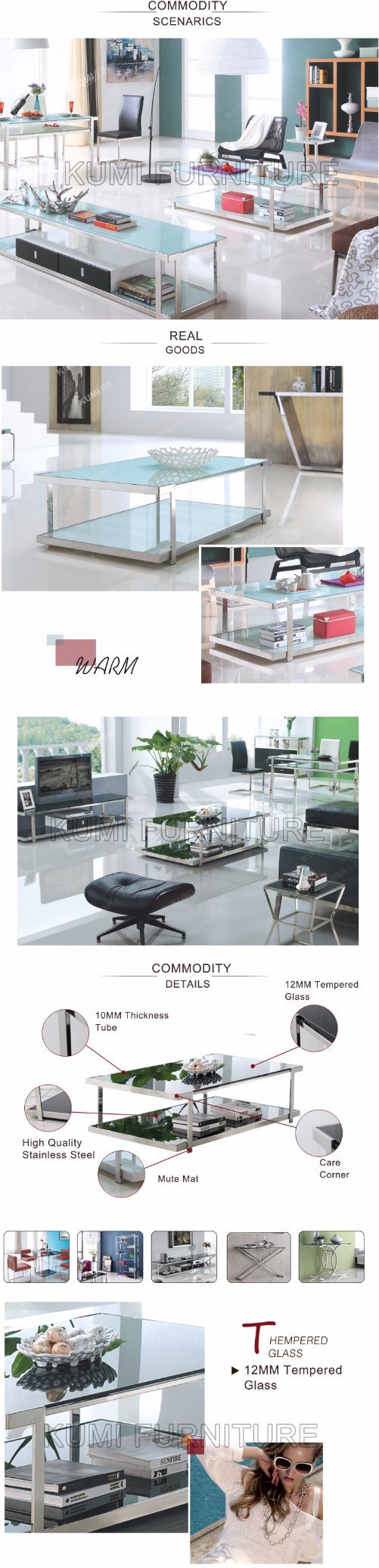 Square Teatable Meeting Table Coffee Table