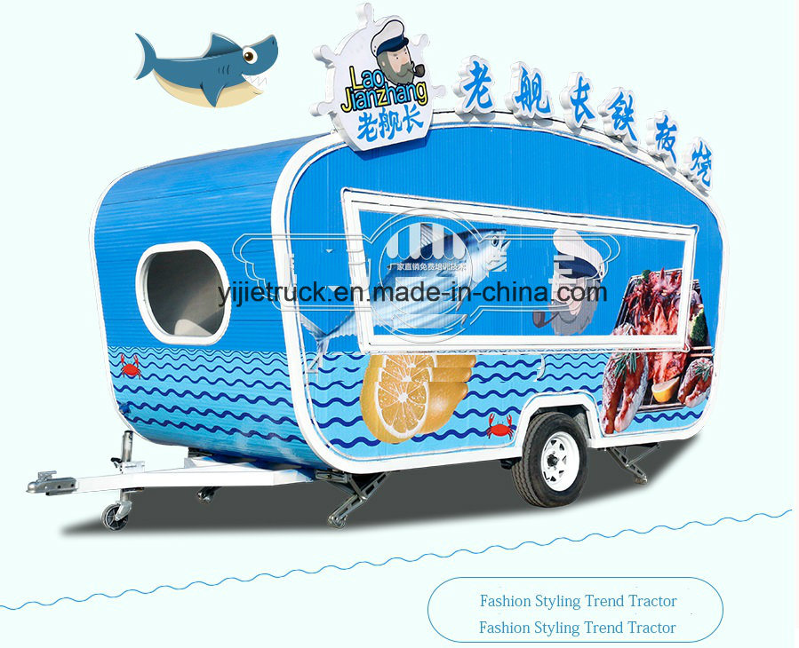 2018 Ce Approved BBQ Mobile Food Trailer with High Quality