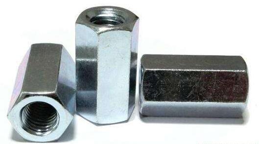 Carbon Steel Long Hex Coupling Nuts DIN 6334A