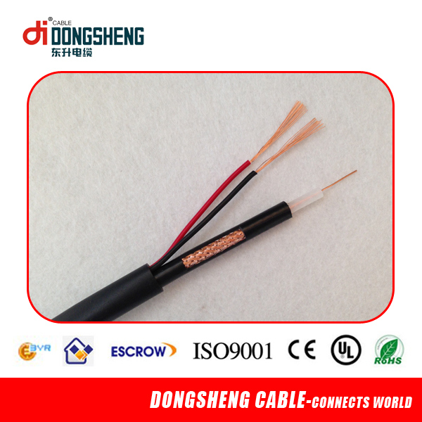 Rg59 Siamese Coaxial Cable+ 2c Power Cable for CCTV