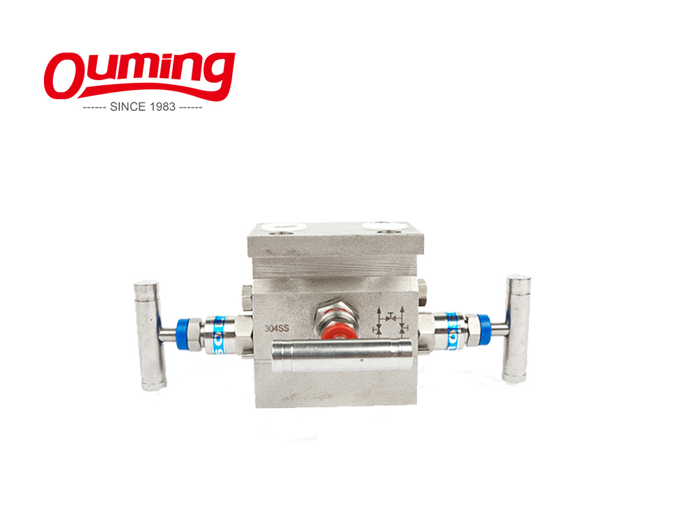 Transmitter Pressure Gauge 3 Way Manifold Valve