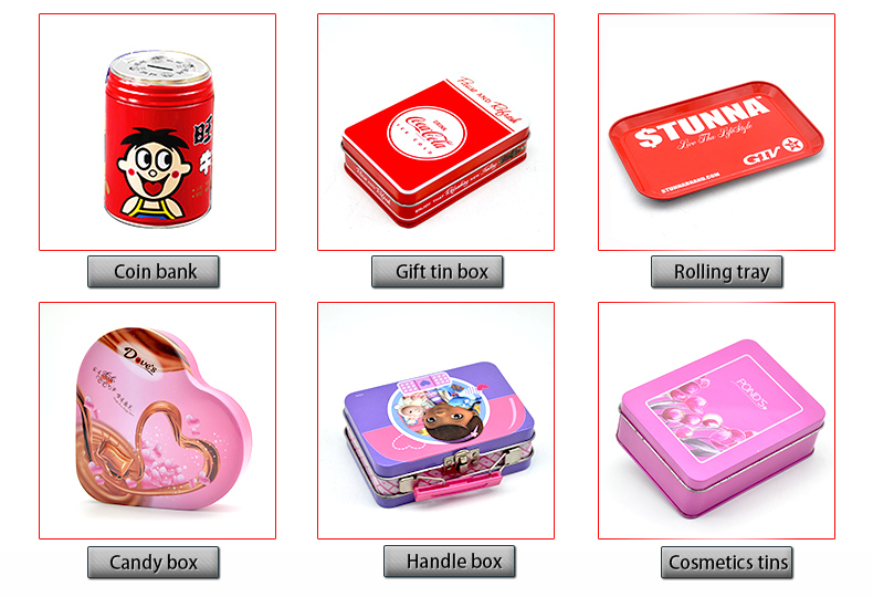 High-End Tin Containers Factory for Food Storage with Custom Logo