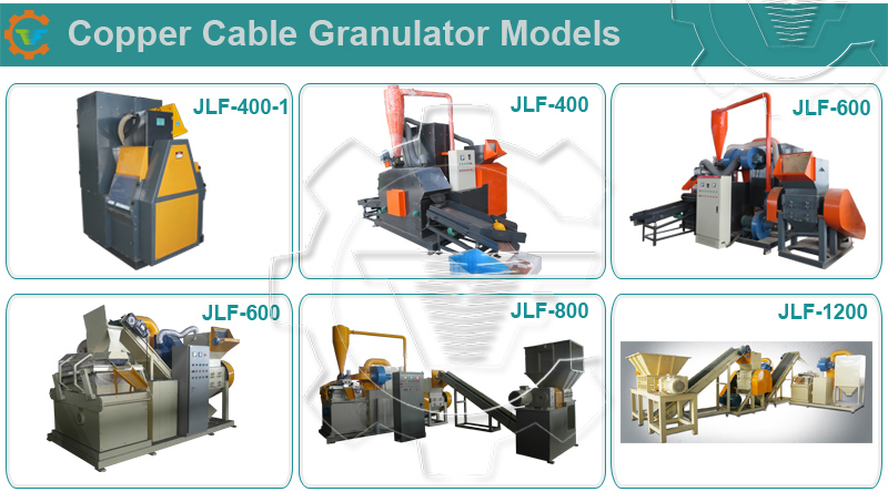 Wide Application Waste Enameled/Motor/Electrical Copper Wire Granulator