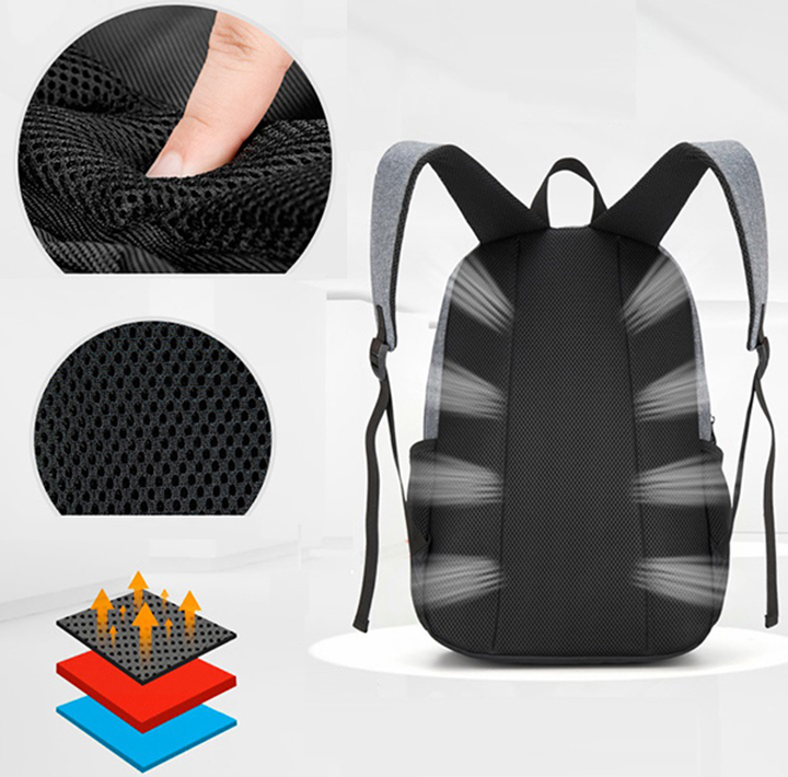 Men's Travel Backpack College High School Student Bag Female Korean Edition Business Computer Bag