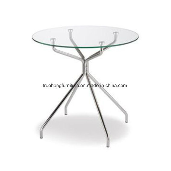 Restaurant Furniture Home Round Glass Dining Room Table