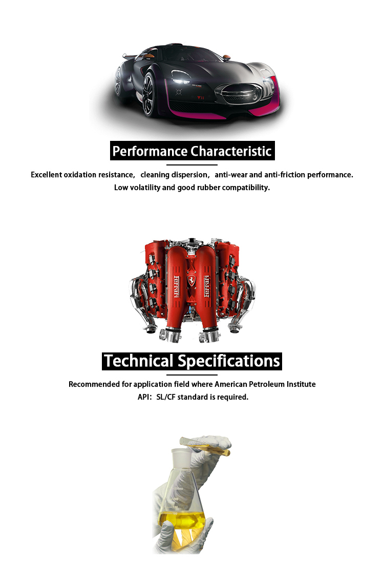 Top Grade 15W40 Automobile Engine Lubricant Wholesale Motor Oil