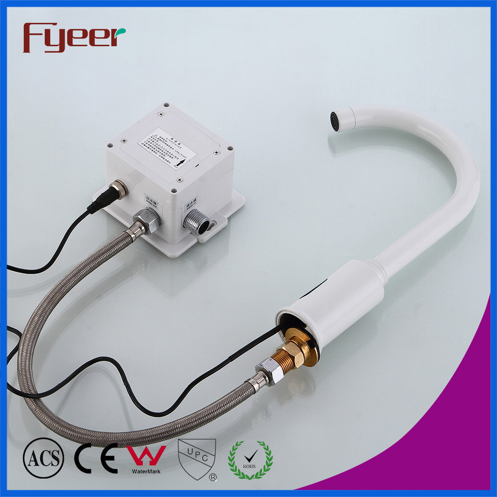 Fyeer New Painted White Automatic Sensor Faucet