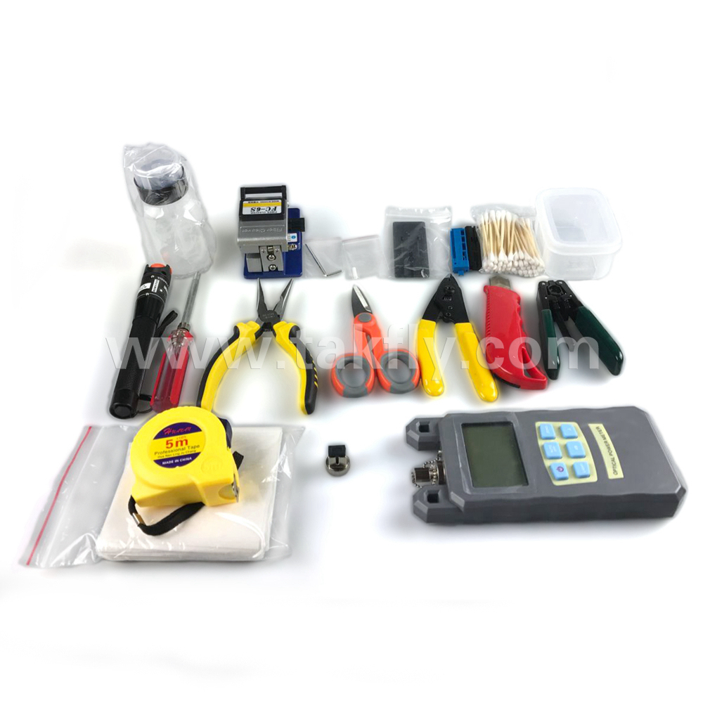 Fiber Optical Test and Splicing Tools with Cleaver/Stripper/Vfl