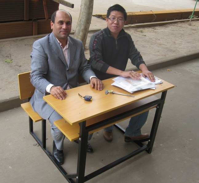 Latest Design School Furniture Student Use Desk and Chair