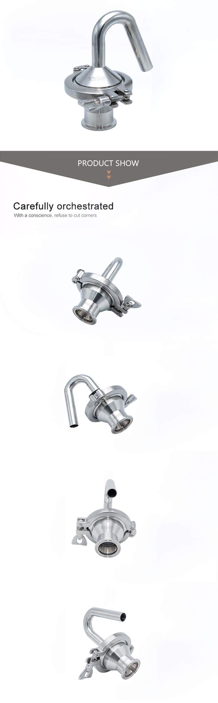 Stainless Steel SS304 SS316L Sanitary Hygienic Air Vent Valve
