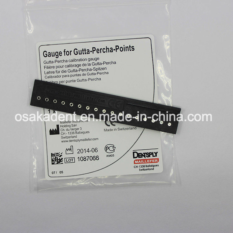 Dentsply Autoclavable Gutta Percha Points Gp Gauge