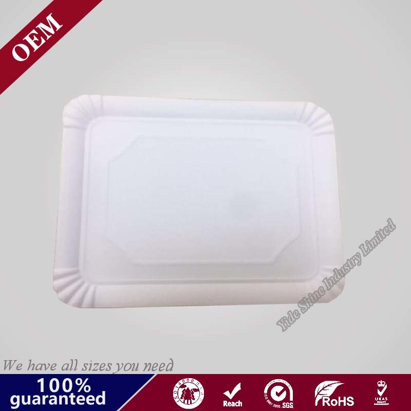 Disposable Square Paper Plates Compostable Biodegradable Square Plate