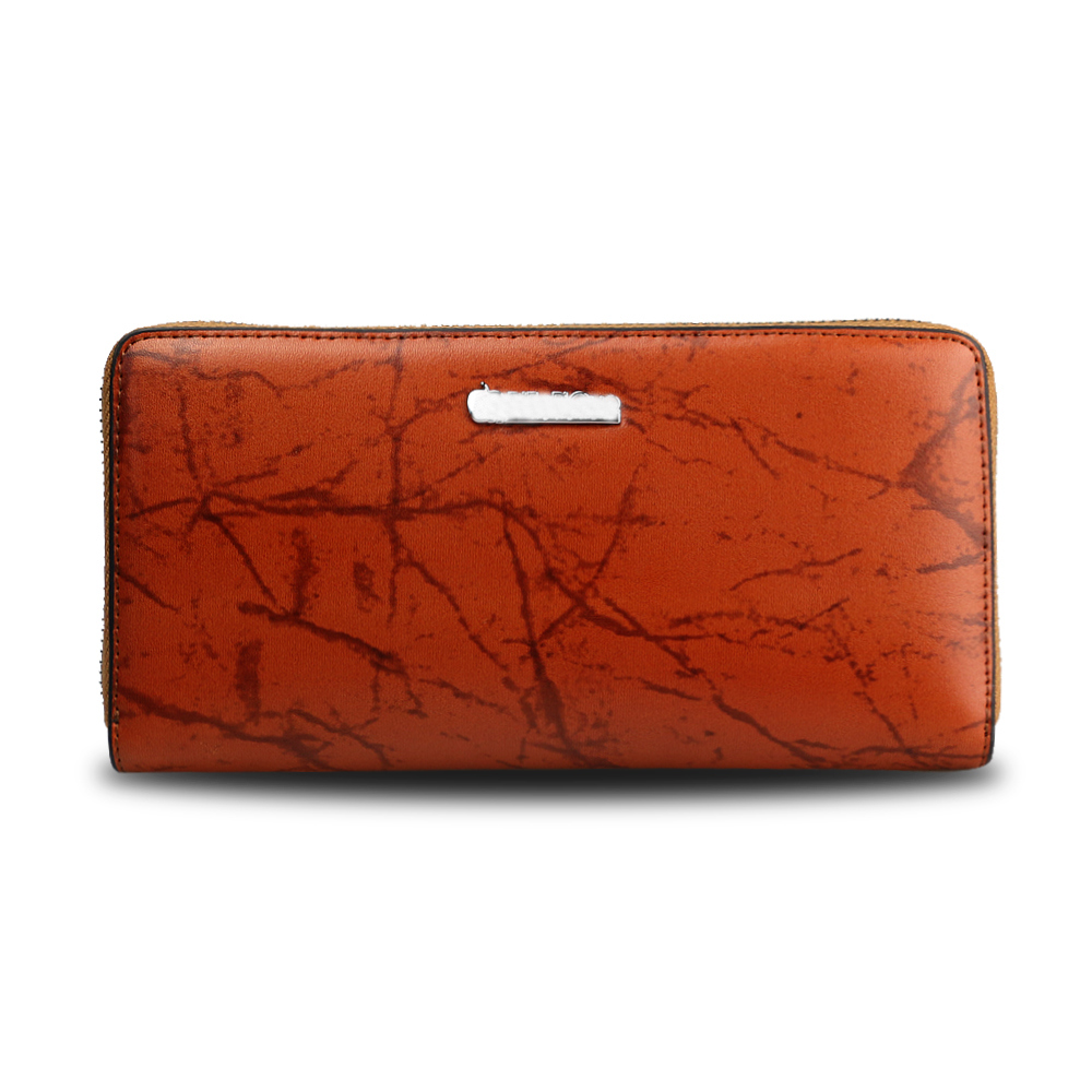 Genuine Leather Purse Custom PU Travel Phone Wallet
