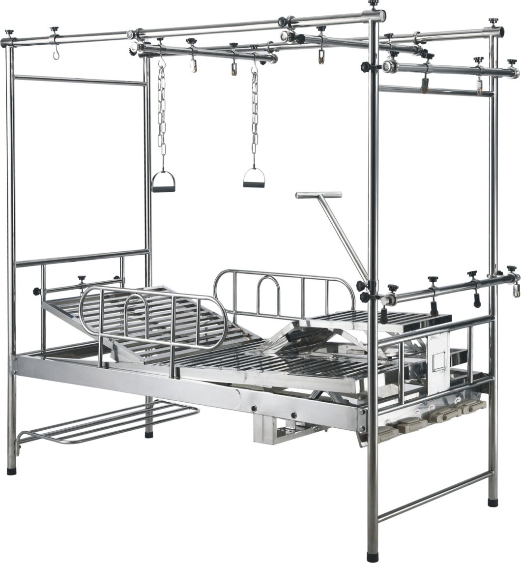 Stainless Steel Orthopedic Traction Hospital Bed