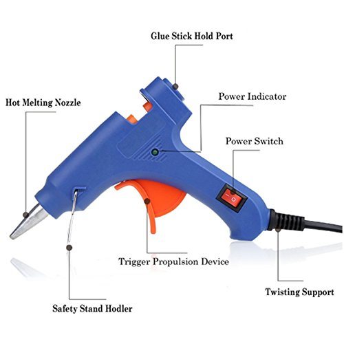 High Quality Hot Melt Glue Gun, 20W Glue Gun