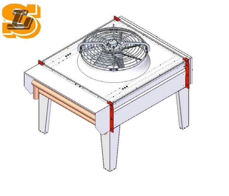 Advanced Horizontal Air Flow Type Air Cooled Condenser