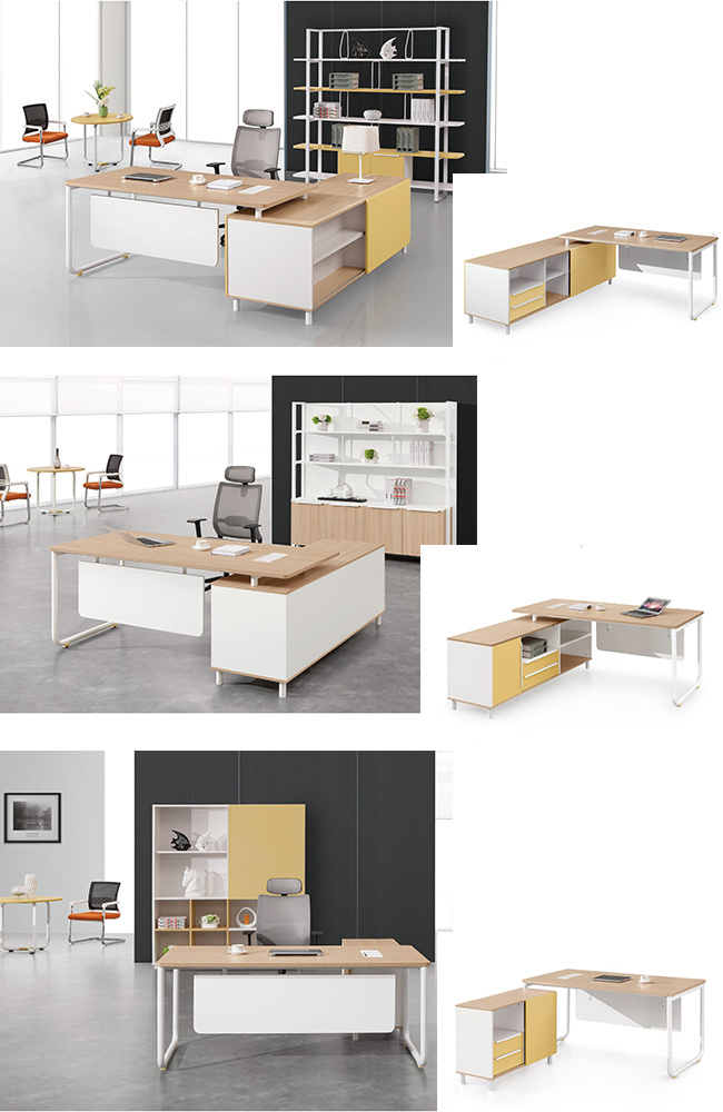 Modern Melamine MDF Executive Office Desk