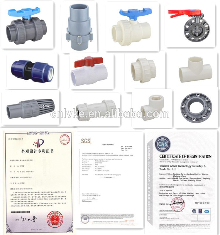 PVC Wafer Check Valve /Swing Check Valve/Stop Valve/Industrial Valve/Butterfly Valve/Flap Type Valve (Socket)