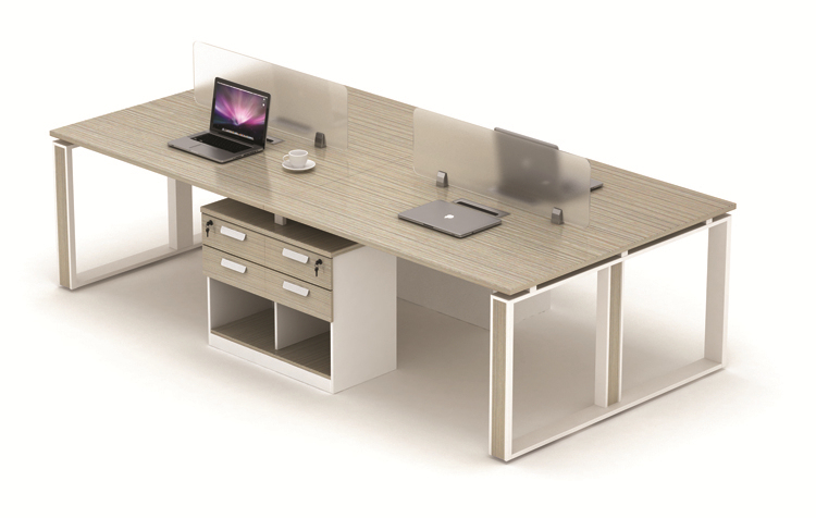 L Shaped Standard Height Wooden CEO Office Table